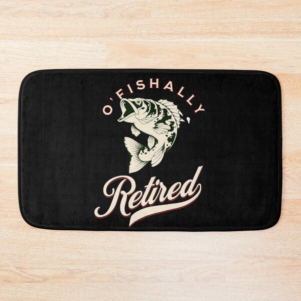 Item preview, Ofishally Retired Funny Fishing Design designed and sold by MimsTees.