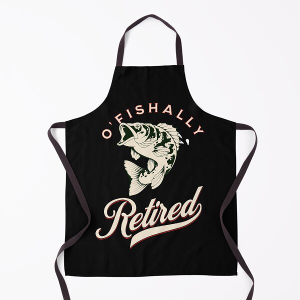 Item preview, Ofishally Retired Funny Fishing Design designed and sold by MimsTees.