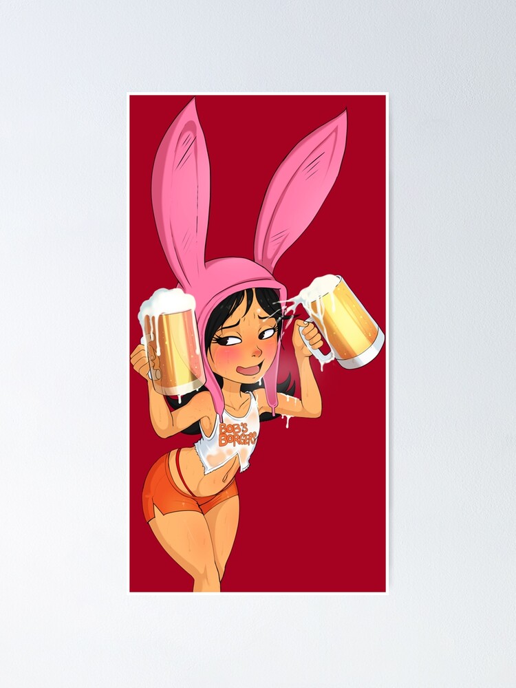 louise belcher bob shadbase - hold my bears Poster for Sale by Q