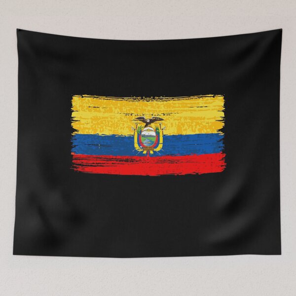 Item preview, Ecuador Flag of the countries participating in the world cup Qatar 2022 designed and sold by Ryan89-Design.