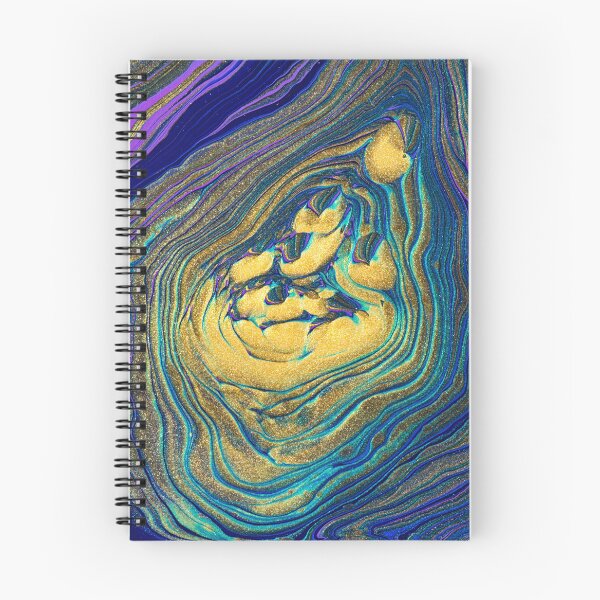 Item preview, Abstract Fluid Art Tree Ring Pour Jewel Colors designed and sold by mhfoto.