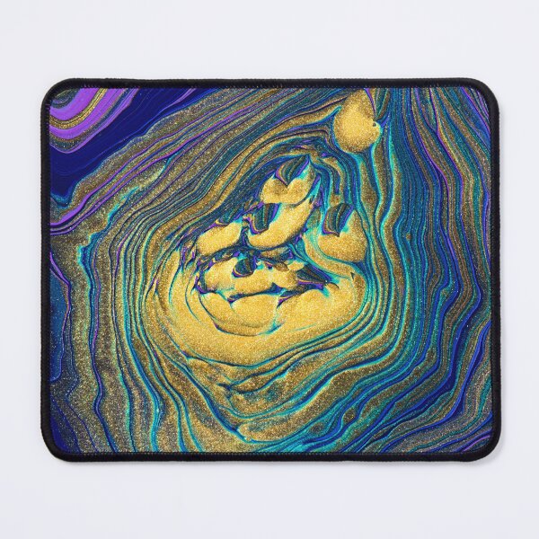 Item preview, Abstract Fluid Art Tree Ring Pour Jewel Colors designed and sold by mhfoto.