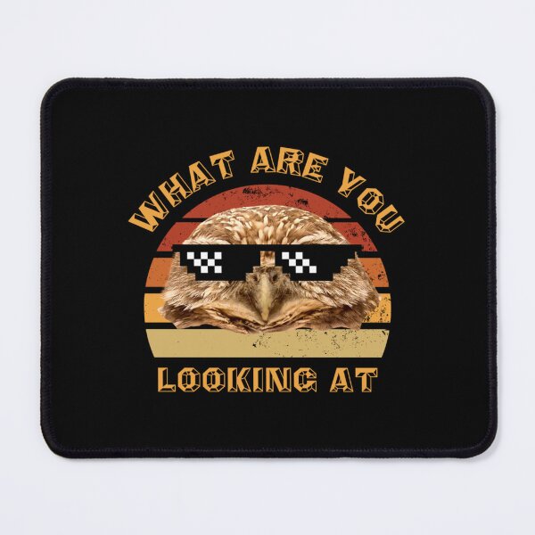 Item preview, What Are You Looking At Wet Owl Thug Life Retro Sunset 2022   designed and sold by SwazzDdraws.