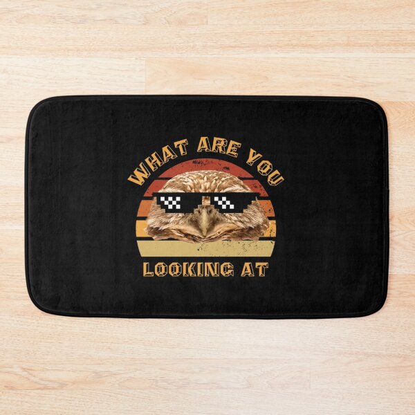 Item preview, What Are You Looking At Wet Owl Thug Life Retro Sunset 2022   designed and sold by SwazzDdraws.