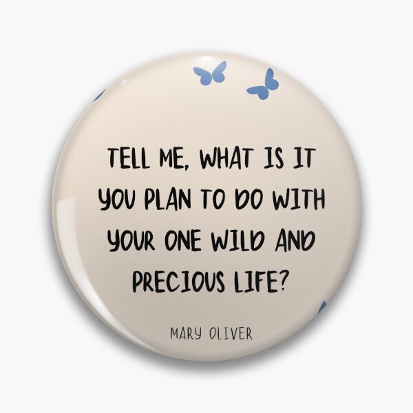 Item preview, Mary Oliver Quote Wall Art designed and sold by Mindful-Matters.