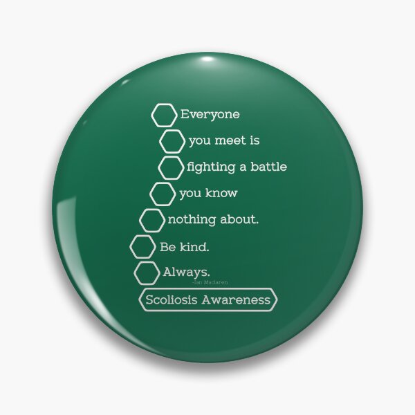 Item preview, Scoliosis Spine Awareness Be Kind designed and sold by Calico Forest.