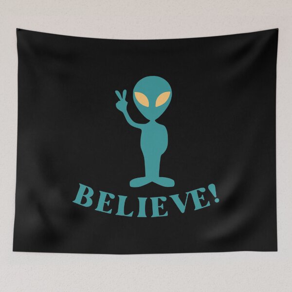 Item preview, Believe - Blue Alien  designed and sold by yoshra.