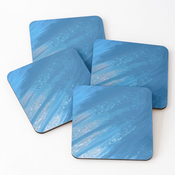 Item preview, Abstract minimalistic blue painting designed and sold by pocketgraphic.