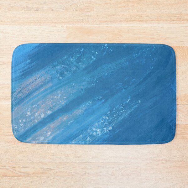 Item preview, Abstract minimalistic blue painting designed and sold by pocketgraphic.