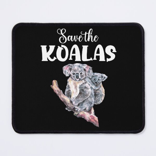 Item preview, Save the Koalas | Save the Koalas in white letters designed and sold by Gordenwear.