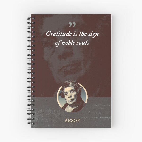 Item preview, Aesop - Gratitude is the sign of noble souls designed and sold by Syahrasi.