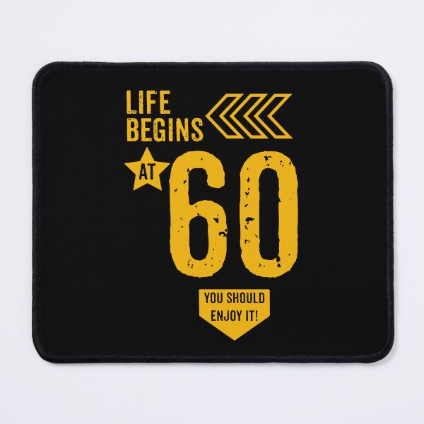 Item preview, Life begins at 60 years birthday gift designed and sold by rodmendonca.