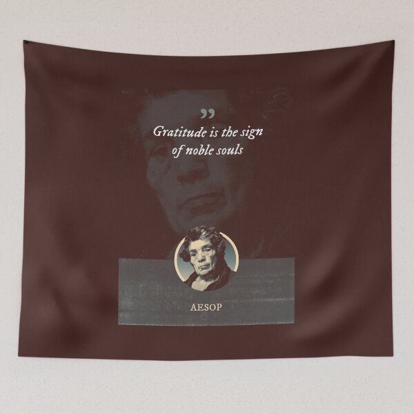 Item preview, Aesop - Gratitude is the sign of noble souls designed and sold by Syahrasi.