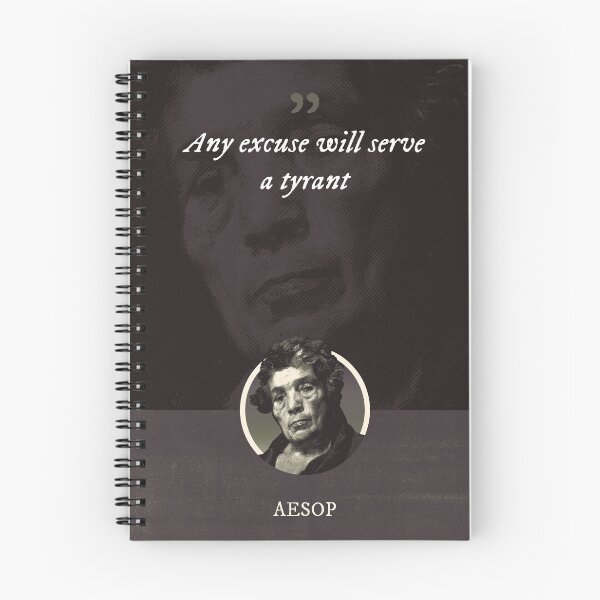 Item preview, Aesop - Any excuse will serve a tyrant designed and sold by Syahrasi.