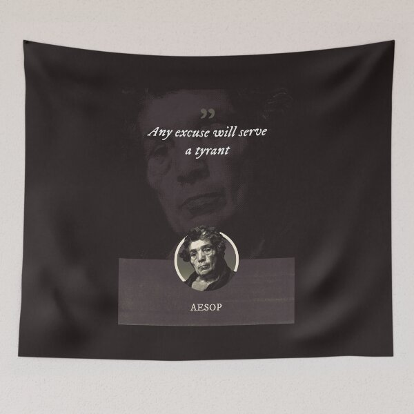 Item preview, Aesop - Any excuse will serve a tyrant designed and sold by Syahrasi.