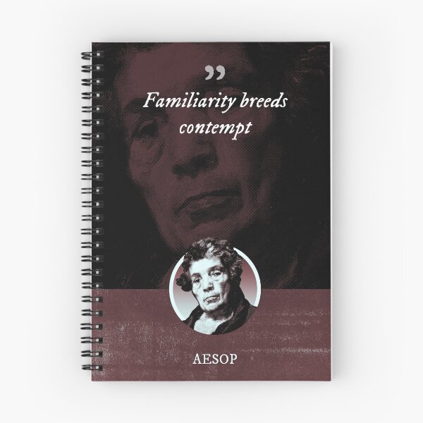 Item preview, Aesop - Familiarity breeds contempt designed and sold by Syahrasi.