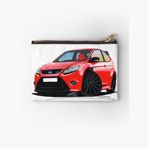 Item preview, Ford Focus RS (Mk2) Red [Black Wheels] designed and sold by Yeomans Cartoons.