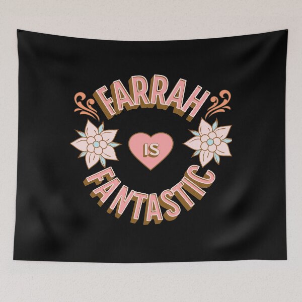 Item preview, Farrah is Fantastic - First Names - Birthday Gifts - Alliteration Fans designed and sold by epicthoughts.