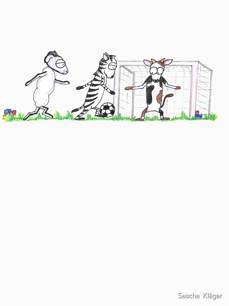 Thumbnail 7 of 7, Classic T-Shirt, Football for three designed and sold by IsabellaSchaf.