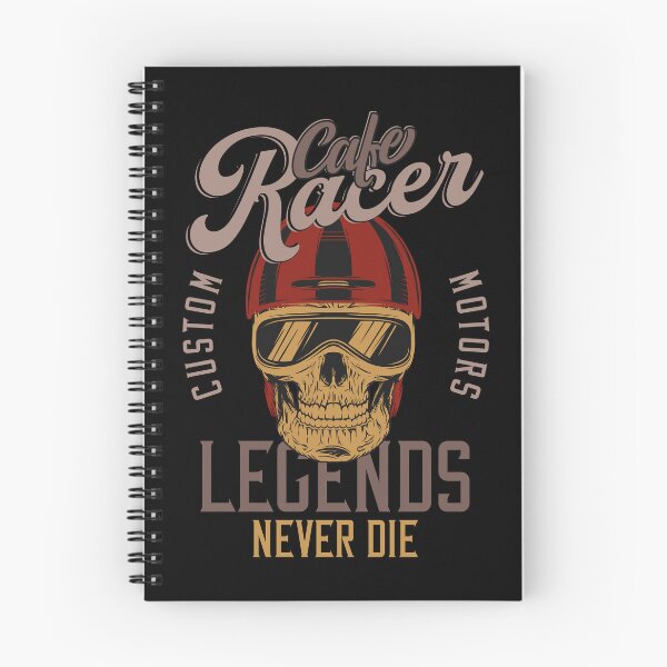 Item preview, Cafe Racer - Design for motorcycle fans with a skull and the slogan Legends Never Die designed and sold by velisani.