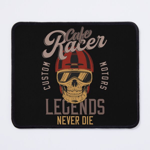 Item preview, Cafe Racer - Design for motorcycle fans with a skull and the slogan Legends Never Die designed and sold by velisani.