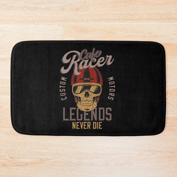 Item preview, Cafe Racer - Design for motorcycle fans with a skull and the slogan Legends Never Die designed and sold by velisani.