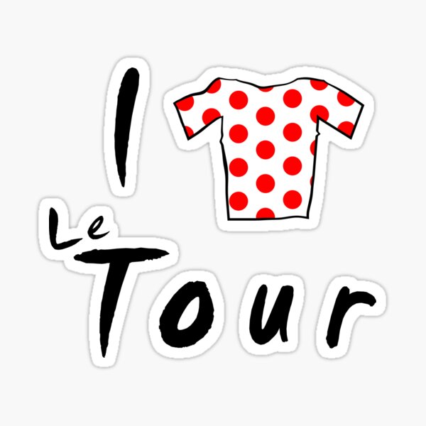 Item preview, I Love Le Tour (Polka) designed and sold by LeTour2017.