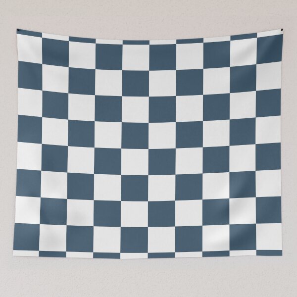 Item preview, Dusky Blue Checkers Pattern designed and sold by Jared Davies.