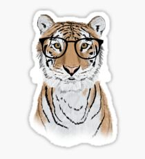 Pegatina Tigre inteligente