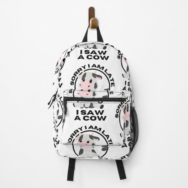 Item preview, Sorry I Am Late I Saw a Cow designed and sold by BookOfE.