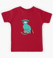 Camiseta para niños Smart Kitty