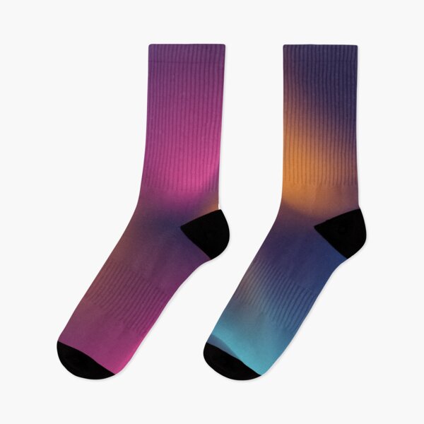 Item preview, Abstract geometric illustration of light rays in purple, blue, orange and cyans designed and sold by pocketgraphic.