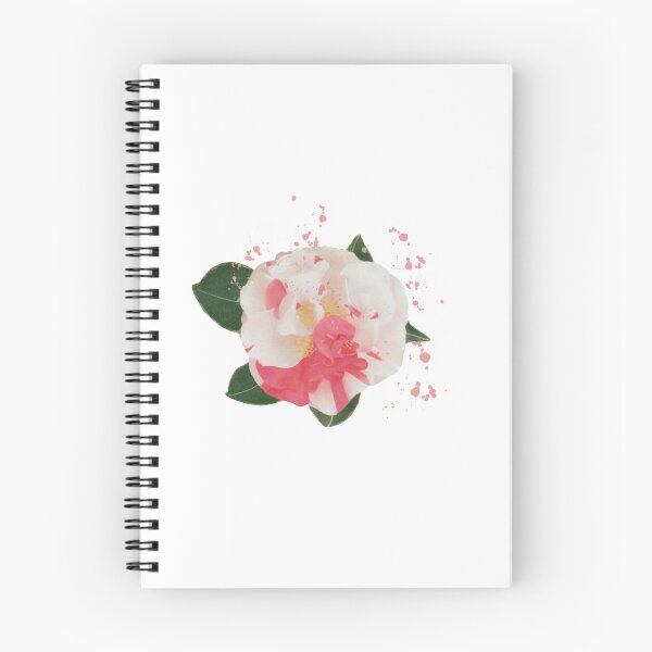 Item preview, Japanese camellia illustration, Watercolor floral illustration designed and sold by RoseMaryWP.