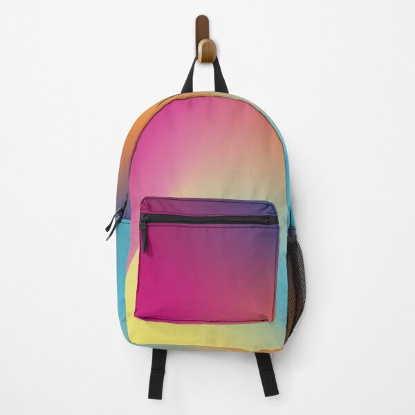 Item preview, Abstract, geometric, modern illustration of light rays in pinks, blues, yellows, oranges and cyans designed and sold by pocketgraphic.