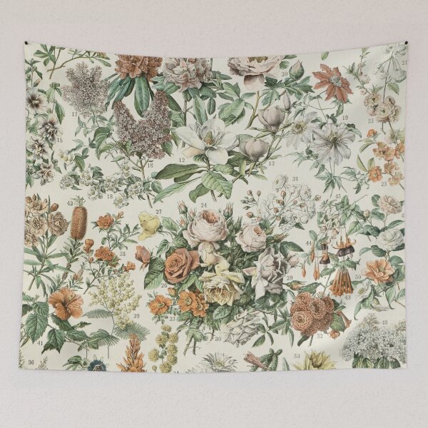 Item preview, Vintage wildflower botanical Poster - Adolphe Millot designed and sold by cutesy.
