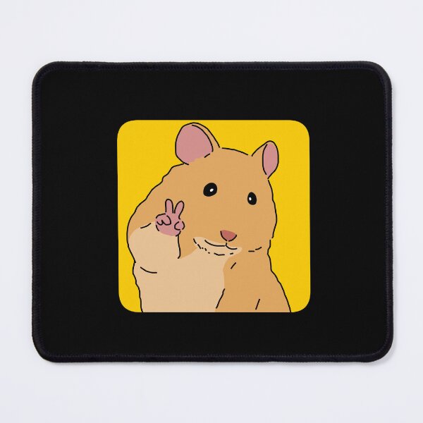 Item preview, Peace! Cute Hamster Meme designed and sold by jebi-garden.