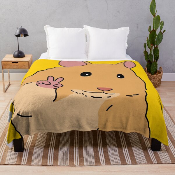 Item preview, Peace! Cute Hamster Meme designed and sold by jebi-garden.