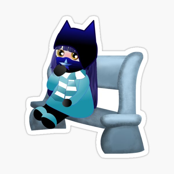 girl stickers (cat) –