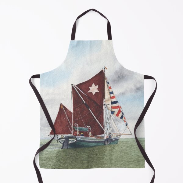 Item preview, Watercolour Sailing Barge designed and sold by HeartwoodStudio.