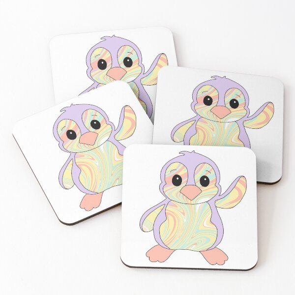 Item preview, happy little penguin (marble edition) designed and sold by ShipsinParadise.