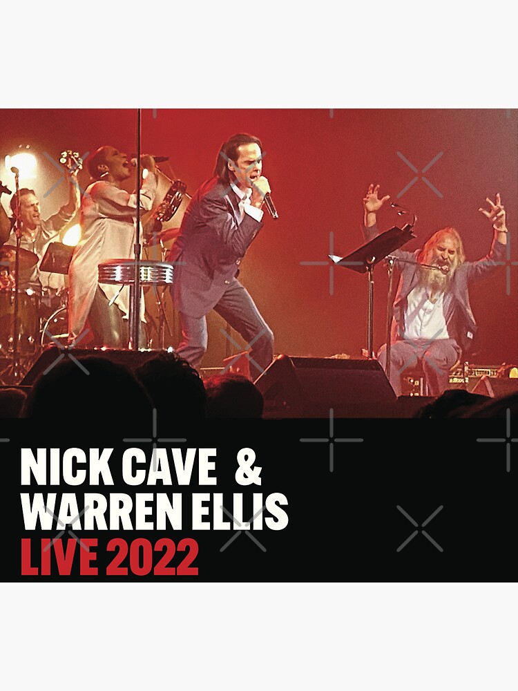 Nick Cave Warren Ellis Tour 2022 Masapril Sticker By Lvinmiller9 Redbubble