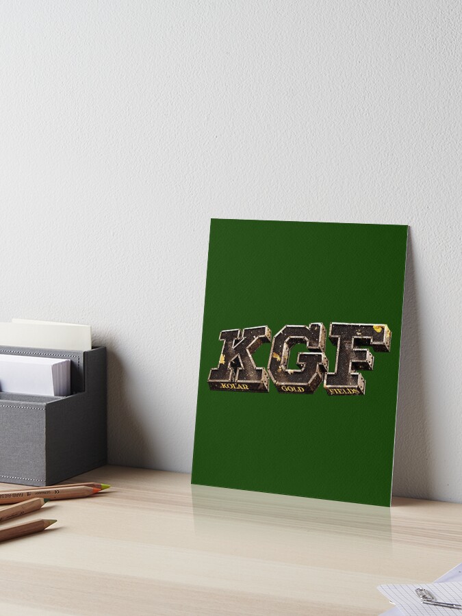 KGF Chapter Yash, Gift, Action, Funny Art Board Print for Sale