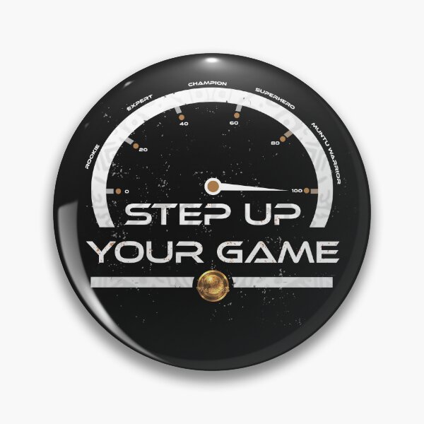 Item preview, Step Up Your Game Unisex Black Collection designed and sold by MuntuWarriors.