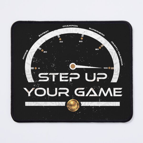 Item preview, Step Up Your Game Unisex Black Collection designed and sold by MuntuWarriors.