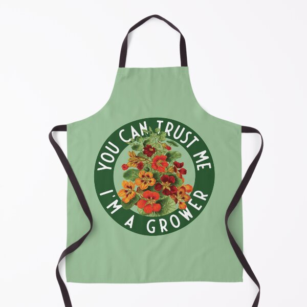 Item preview, You can trust me, I'm a grower - Tropaeolum majus designed and sold by knappidesign.