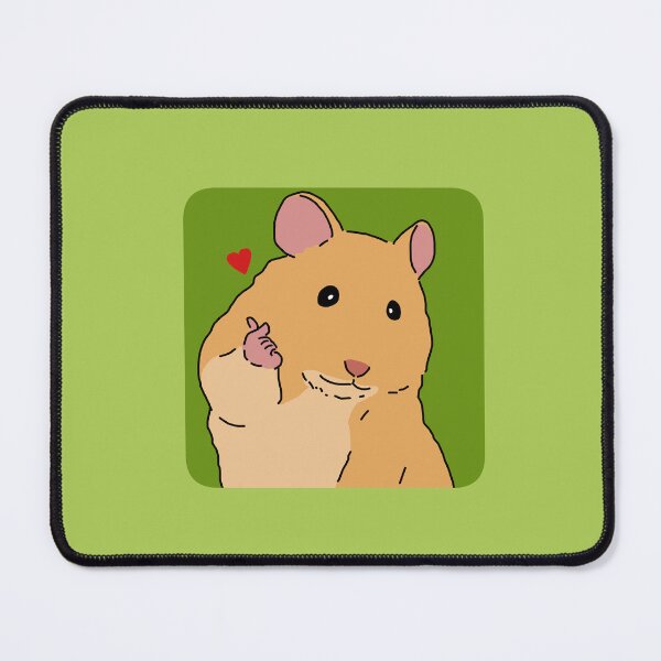Item preview, Love(finger heart)! Cute Hamster Meme designed and sold by jebi-garden.