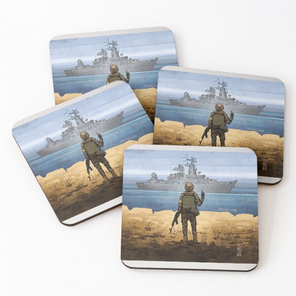 Item preview, Ukrainian Postage Stamp Russian Warship Moskva Go Fuck Yourself 2 designed and sold by CafeRacer044.