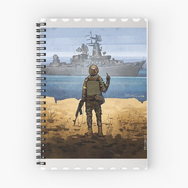 Item preview, Ukrainian Postage Stamp Russian Warship Moskva Go Fuck Yourself 2 designed and sold by CafeRacer044.