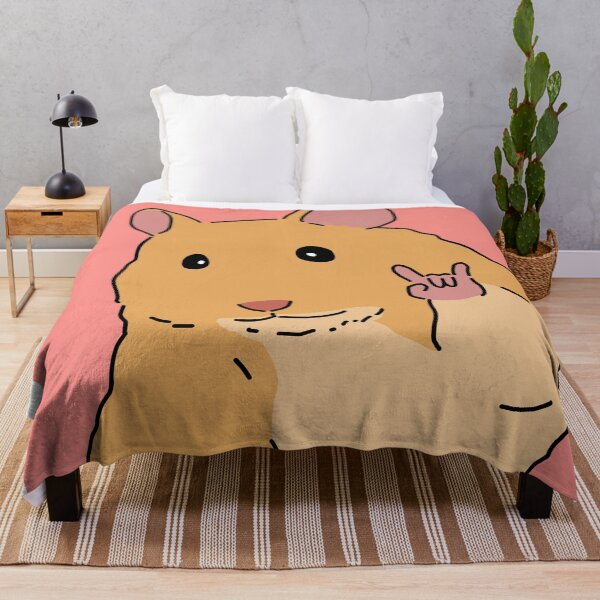 Item preview, Rock! Cute Hamster Meme designed and sold by jebi-garden.