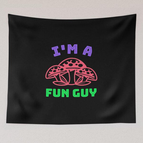 Item preview, I'm a Fun Guy - Fungi Mushroom (Neon Red) designed and sold by Quirkdom.